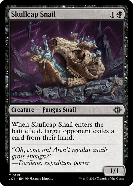 Skullcap Snail (119) Foil - The Lost Caverns of Ixalan