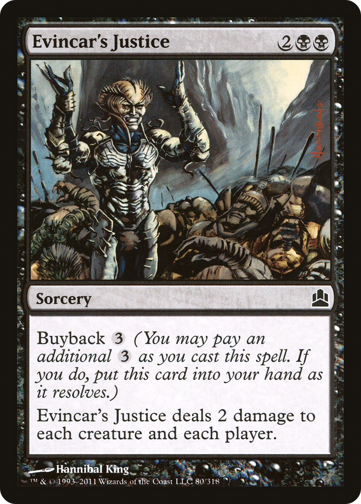 Evincar's Justice (080) - Commander 2011