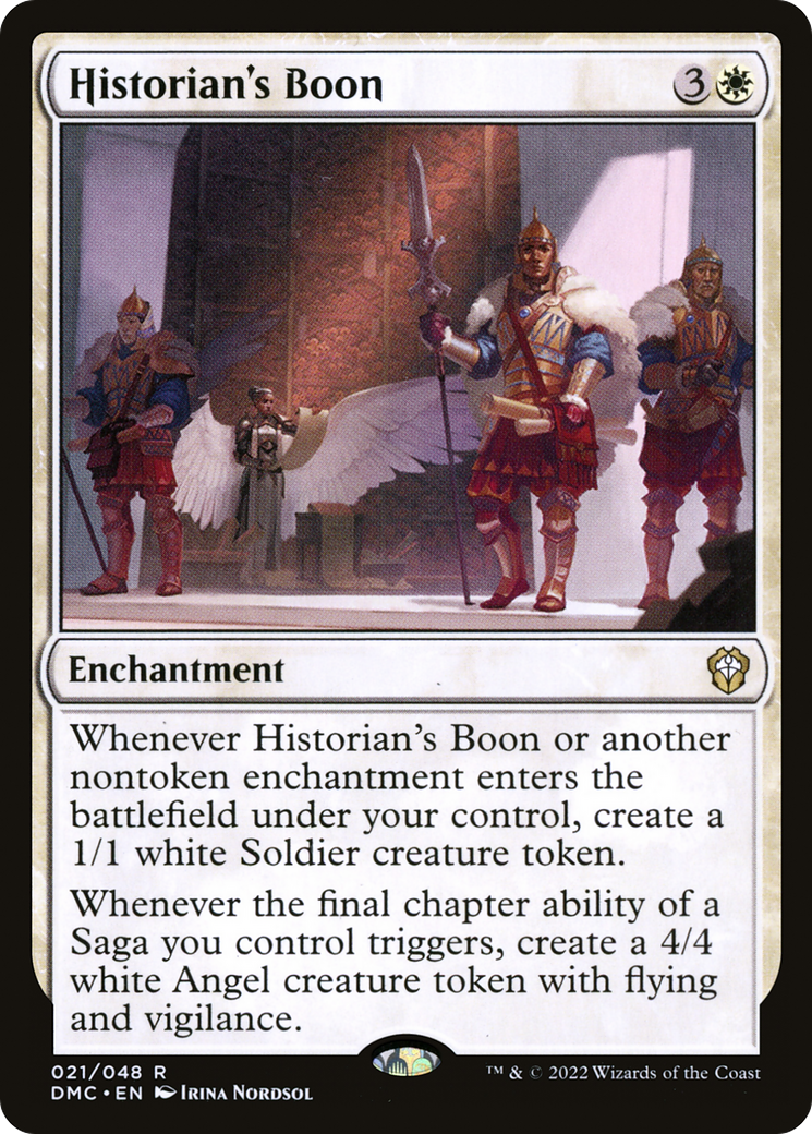 Historian's Boon (021) - Commander: Dominaria United