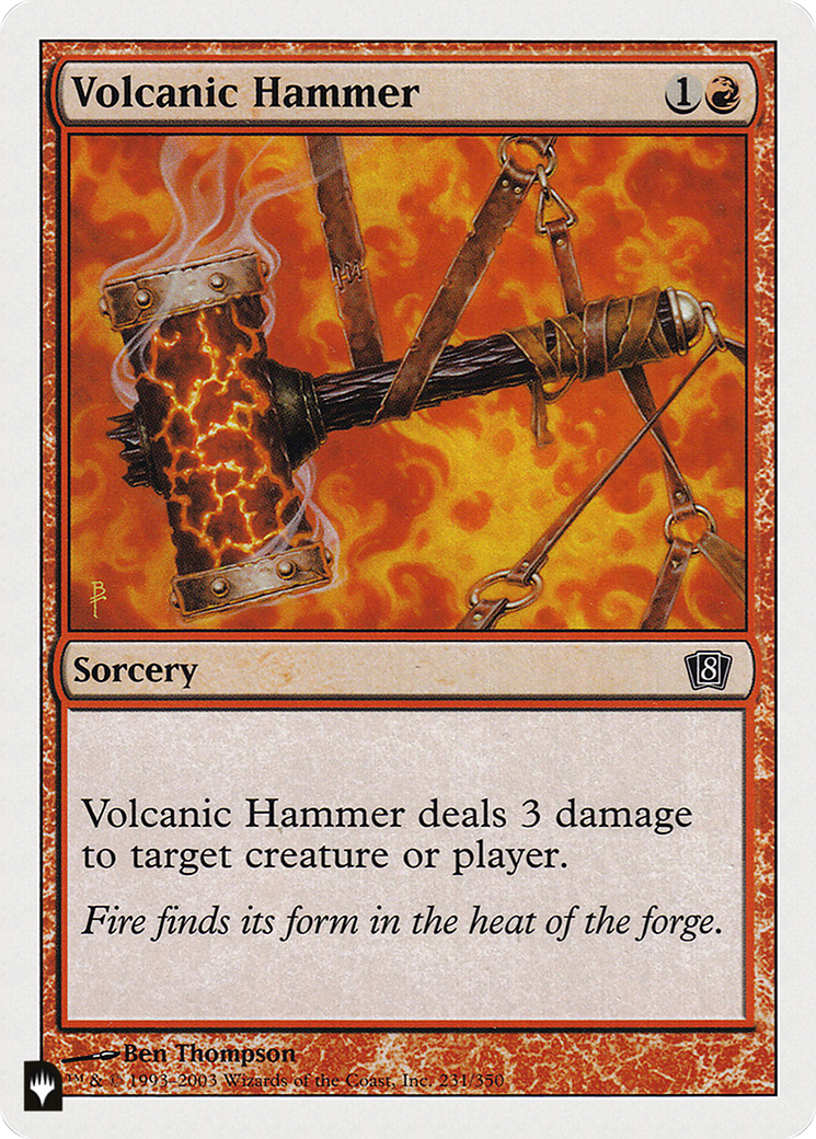 Volcanic Hammer [The List Reprints] | Silver Goblin