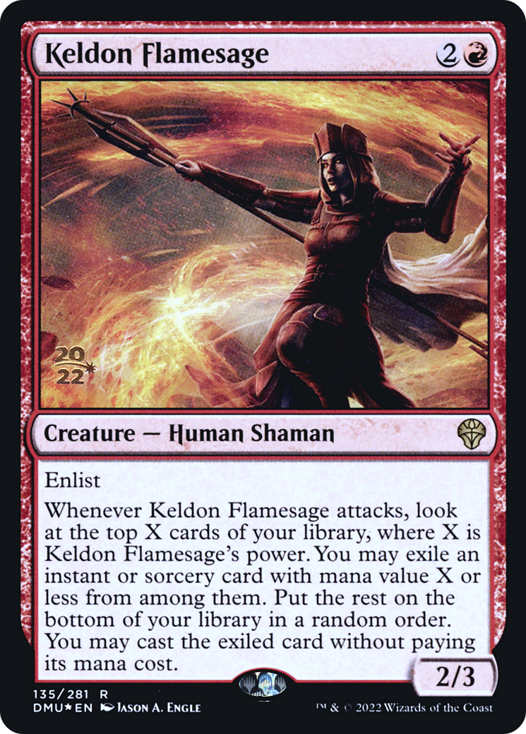 Keldon Flamesage (135) Foil - Dominaria United Promos