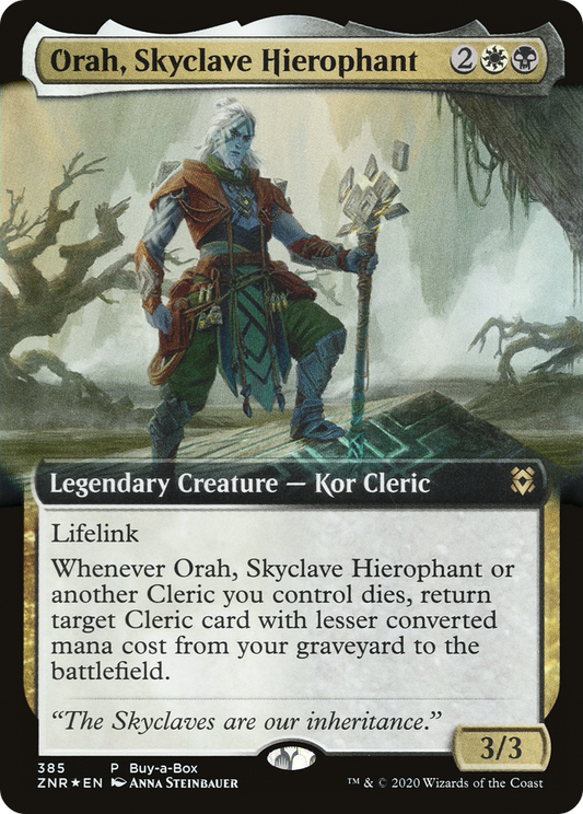 Orah, Skyclave Hierophant (Extended Art) (385) Foil - Zendikar Rising