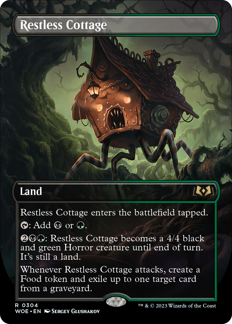 Restless Cottage (Borderless) (304) - Wilds of Eldraine