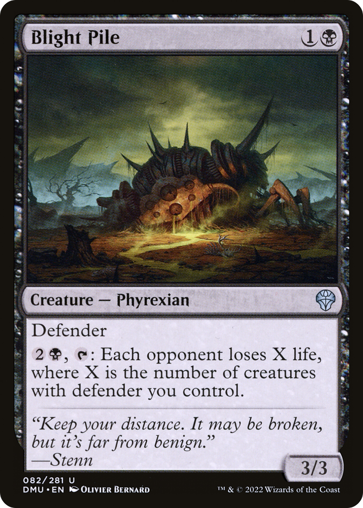 Blight Pile [Dominaria United] Foil