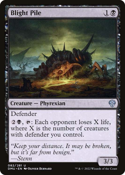 Blight Pile [Dominaria United] Foil
