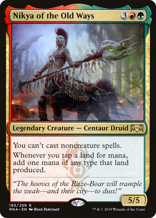 Nikya of the Old Ways (193) - Ravnica Allegiance