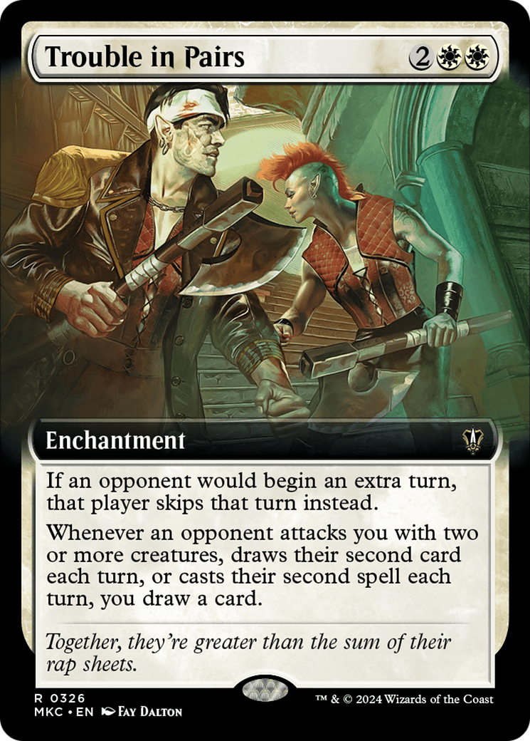 Trouble in Pairs (Extended Art) (326) - Murders at Karlov Manor Commander