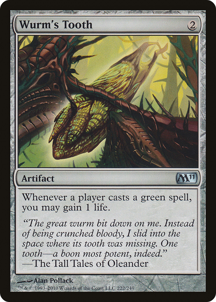 Wurm's Tooth [Magic 2011] | Silver Goblin