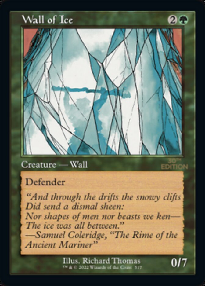 Wall of Ice (Retro) [30th Anniversary Edition] | Silver Goblin