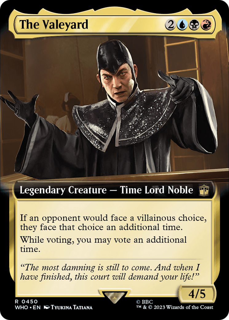 The Valeyard (Extended Art) [Doctor Who] Foil