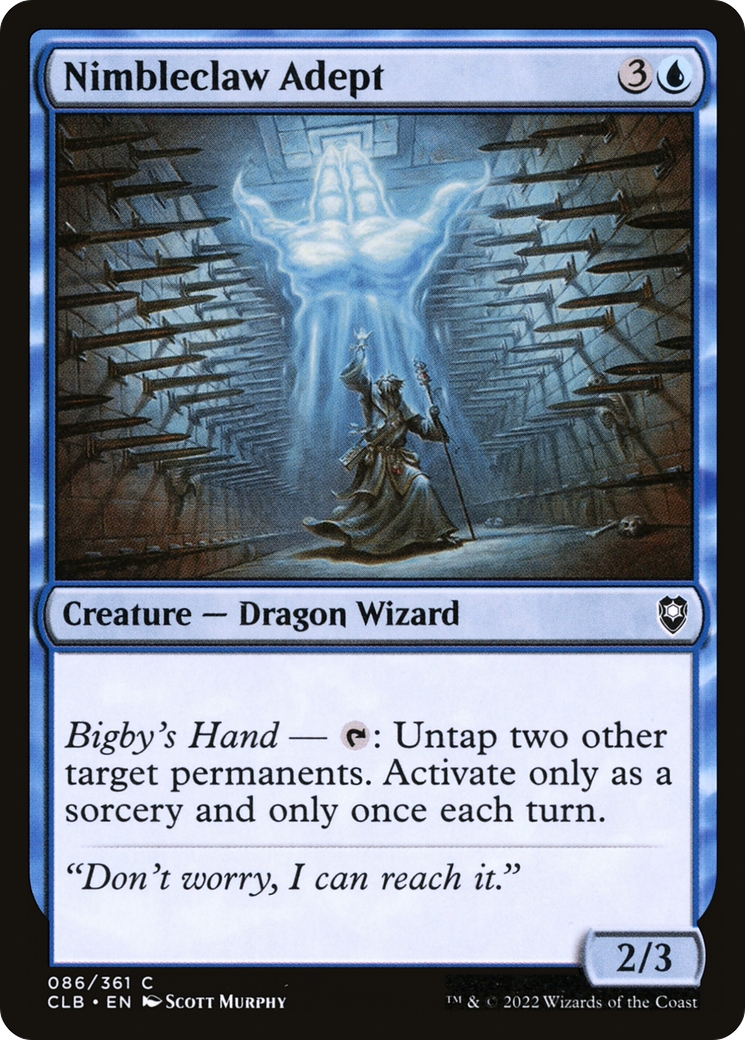 Nimbleclaw Adept (086) - Commander Legends: Battle for Baldur's Gate