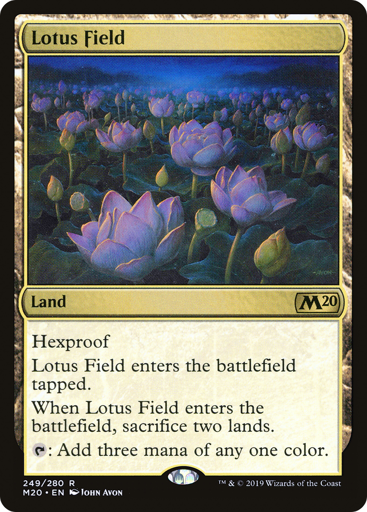 Lotus Field (249) - Core Set 2020