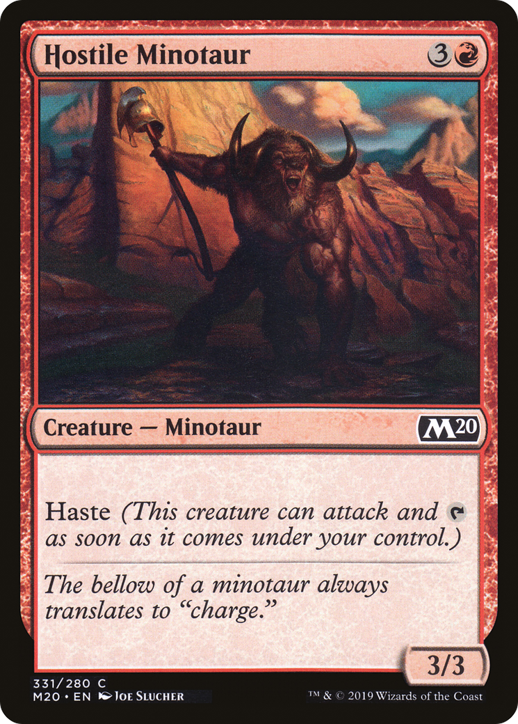 Hostile Minotaur (331) - Core Set 2020