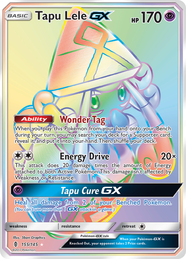 Tapu Lele GX (155/145) [Sun & Moon: Guardians Rising] | Silver Goblin