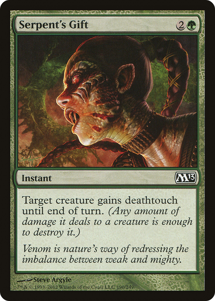 Serpent's Gift (190) Foil - Magic 2013
