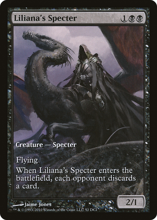 Liliana's Specter (Extended Art) [Magic 2011 Promos]