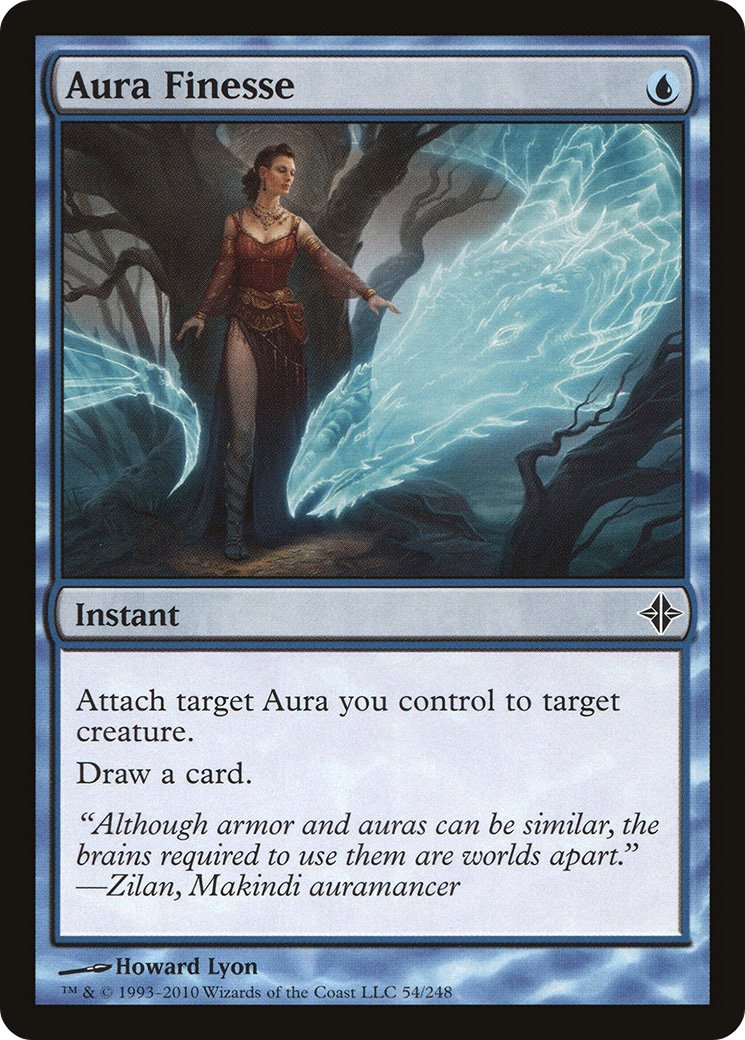 Aura Finesse (054) Foil - Rise of the Eldrazi