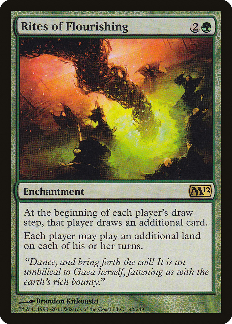Rites of Flourishing (192) Foil - Magic 2012