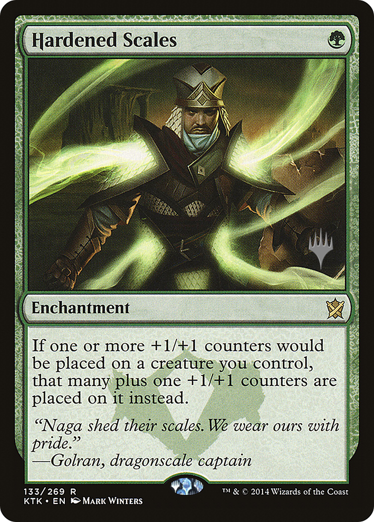 Hardened Scales (133) Foil - Khans of Tarkir Promos
