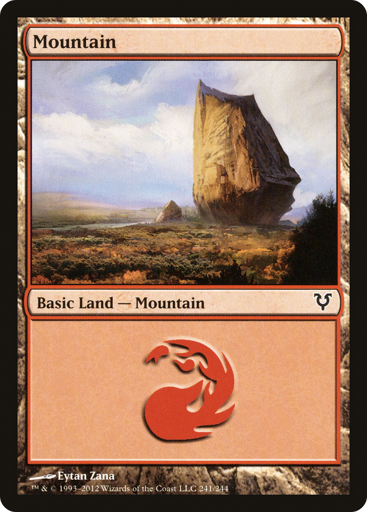 Mountain (241) Foil - Avacyn Restored