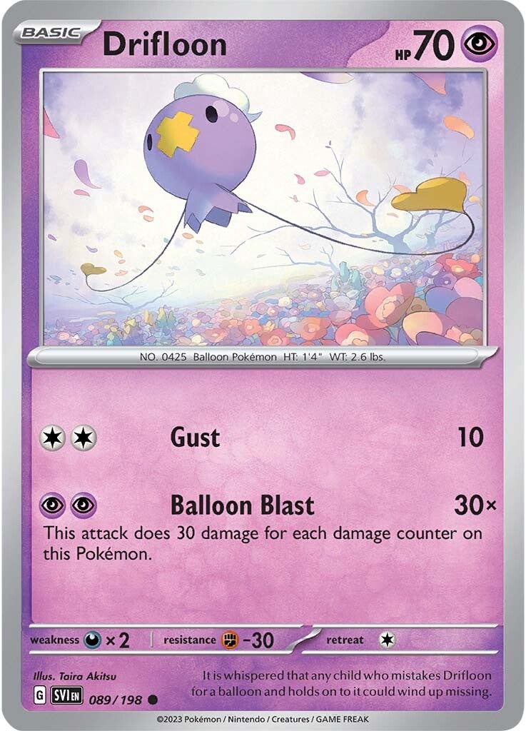 Drifloon (089/198) [Scarlet & Violet: Base Set] | Silver Goblin