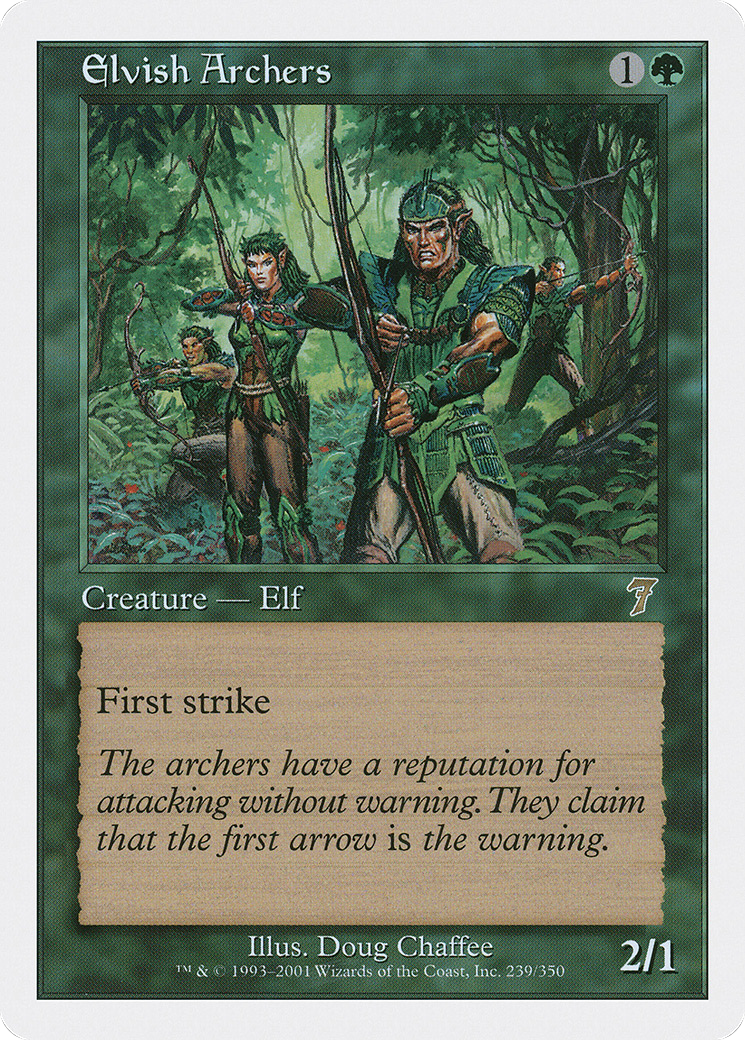 Elvish Archers (239) Foil - Seventh Edition