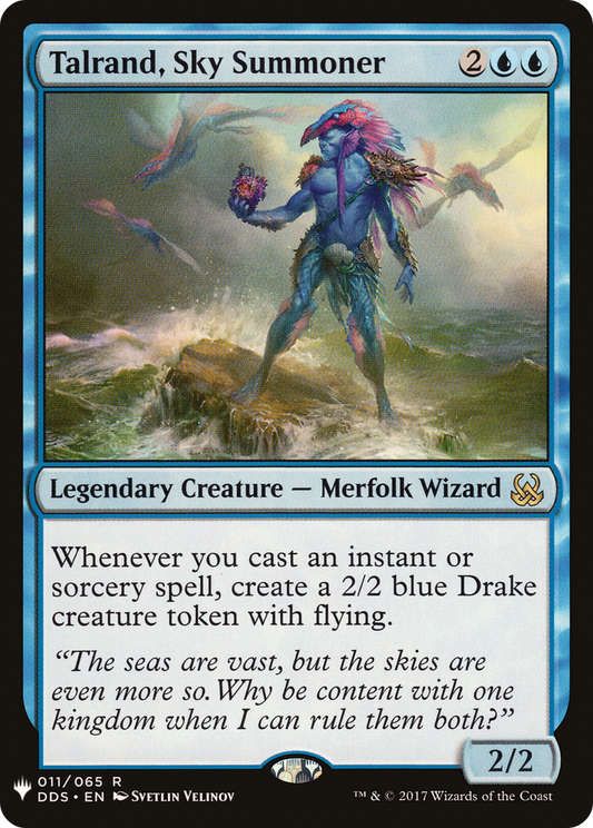 Talrand, Sky Summoner (DDS-11) - The List