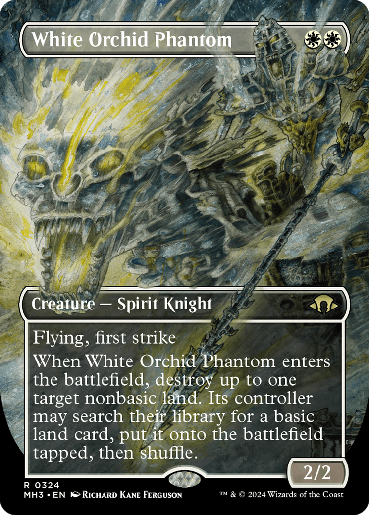 White Orchid Phantom (Borderless) (324) Foil - Modern Horizons 3