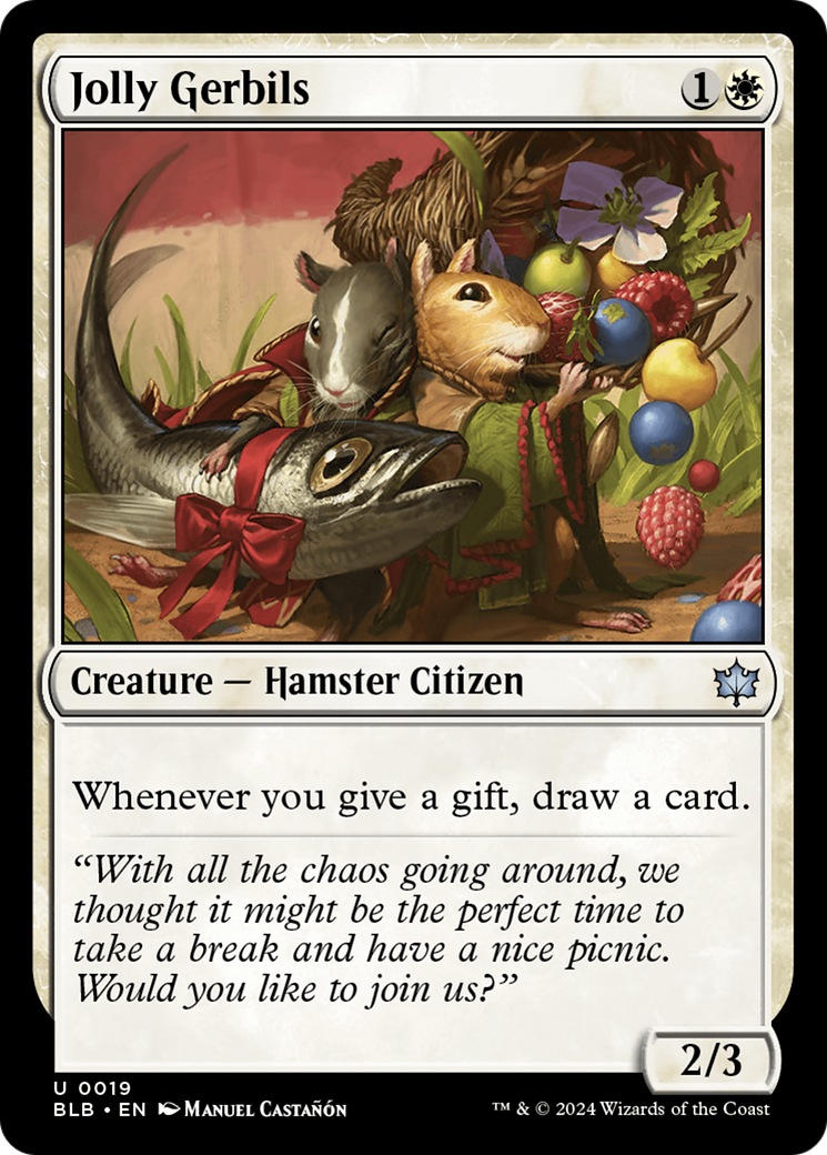 Jolly Gerbils [Bloomburrow] Foil