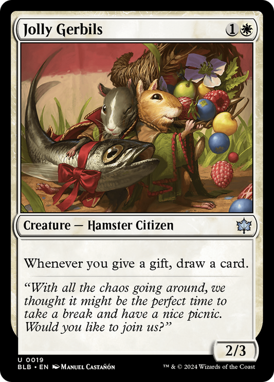 Jolly Gerbils [Bloomburrow] Foil