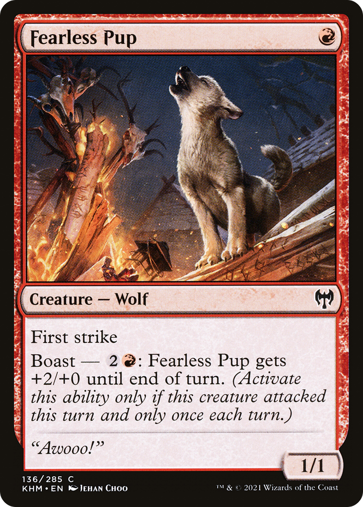 Fearless Pup (136) - Kaldheim