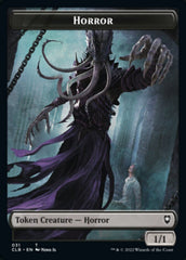 Horror // Centaur Double-Sided Token [Commander Legends: Battle for Baldur's Gate Tokens] | Silver Goblin