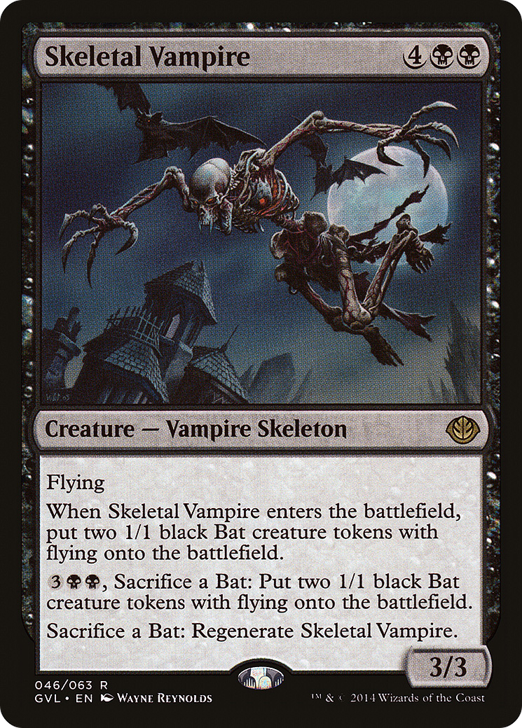 Skeletal Vampire (Garruk vs. Liliana) [Duel Decks Anthology] | Silver Goblin