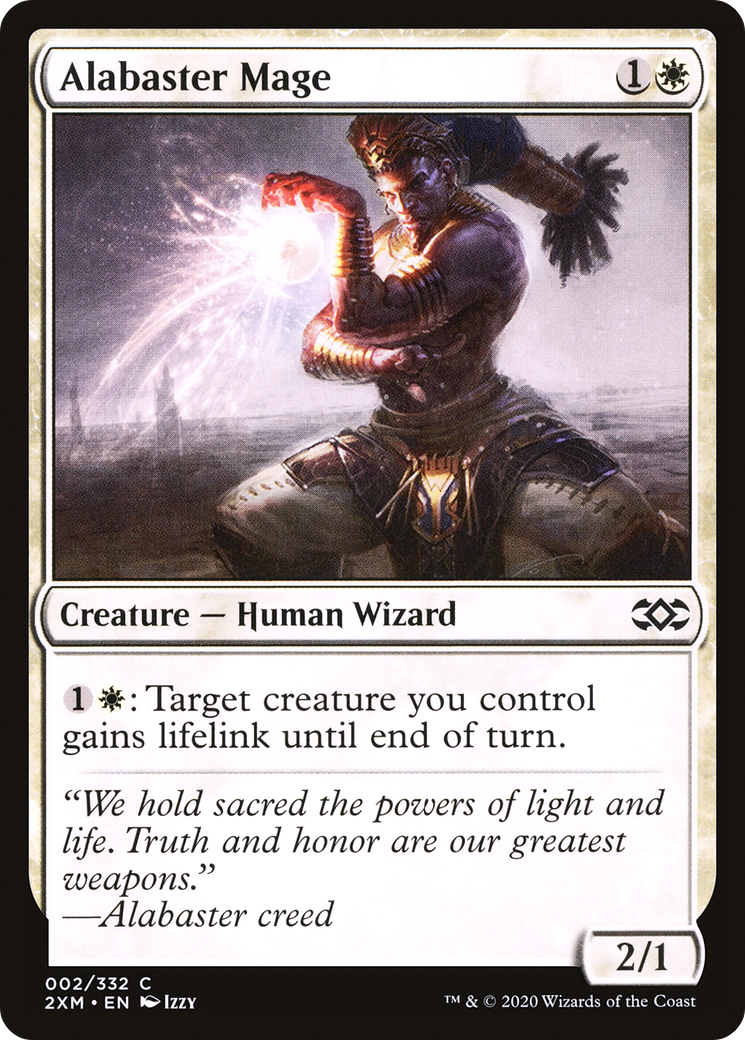 Alabaster Mage [Double Masters] Foil