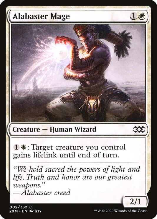 Alabaster Mage [Double Masters] Foil