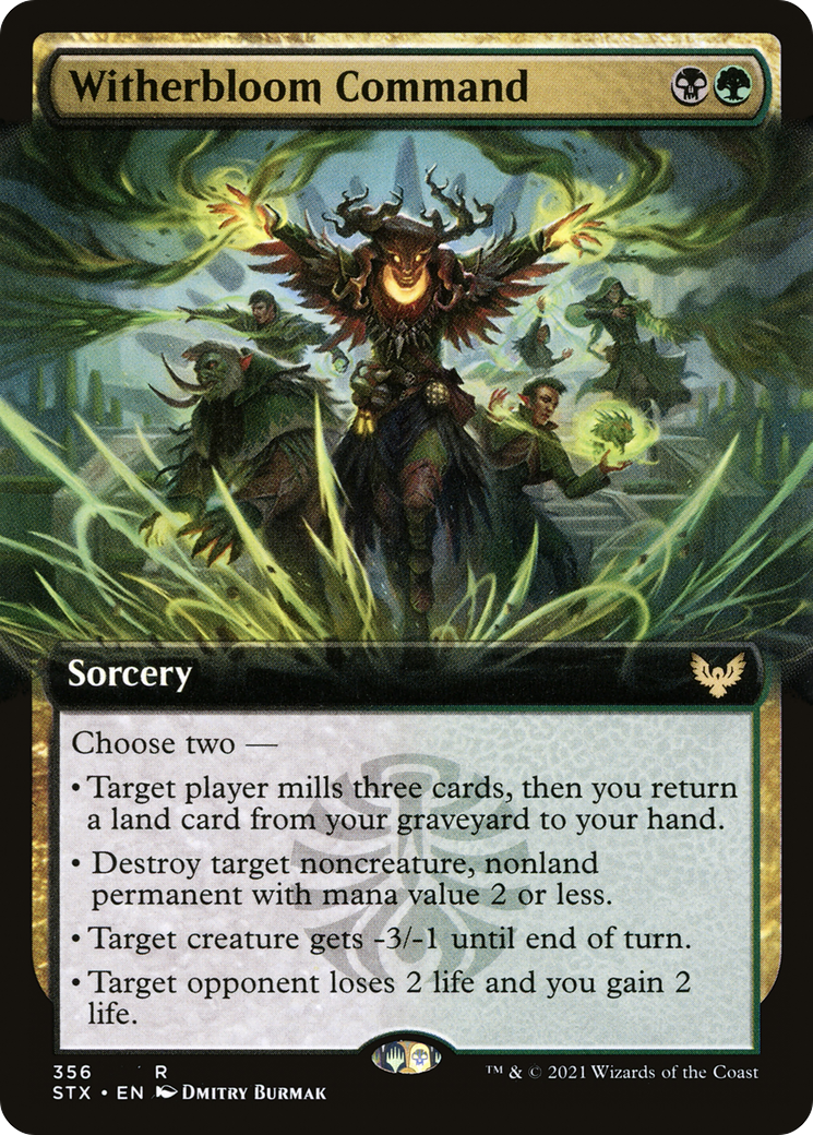 Witherbloom Command (Extended Art) (356) - Strixhaven: School of Mages