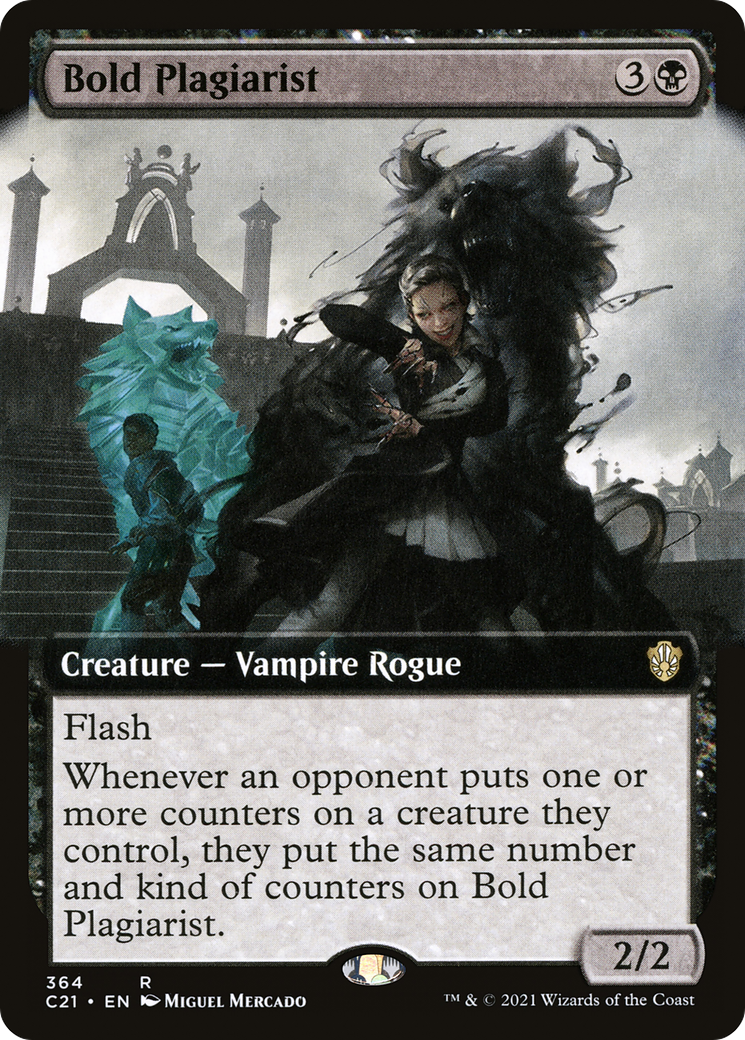 Bold Plagiarist (Extended Art) (364) - Commander 2021