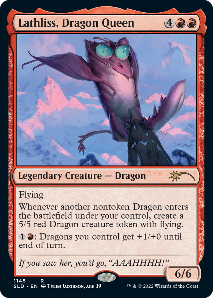 Lathliss, Dragon Queen (1145) Foil - Secret Lair Drop