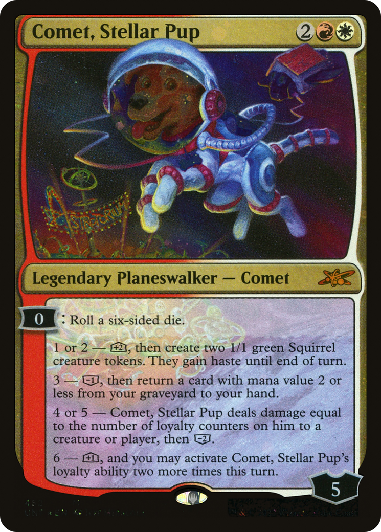Comet, Stellar Pup (452) Foil - Unfinity