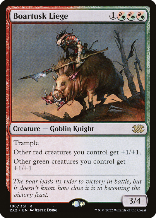 Boartusk Liege [Double Masters 2022] Foil