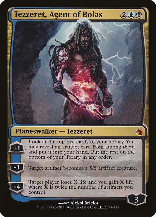 Tezzeret, Agent of Bolas [Mirrodin Besieged] Foil