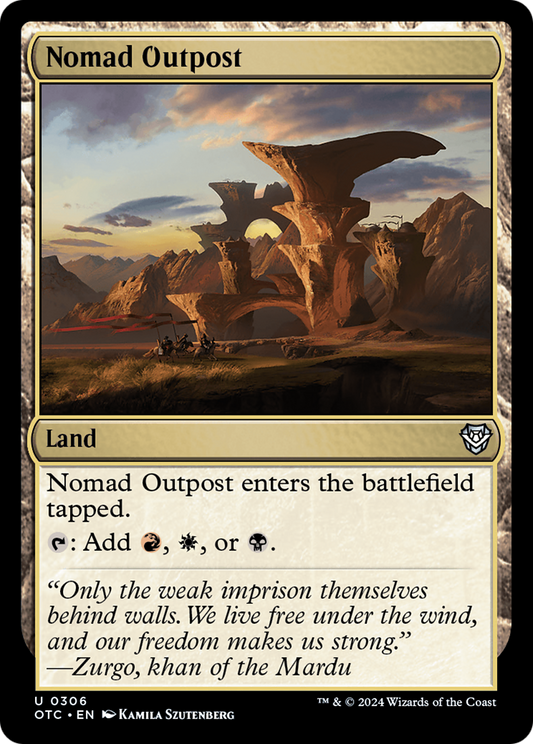 Nomad Outpost (306) - Outlaws of Thunder Junction Commander
