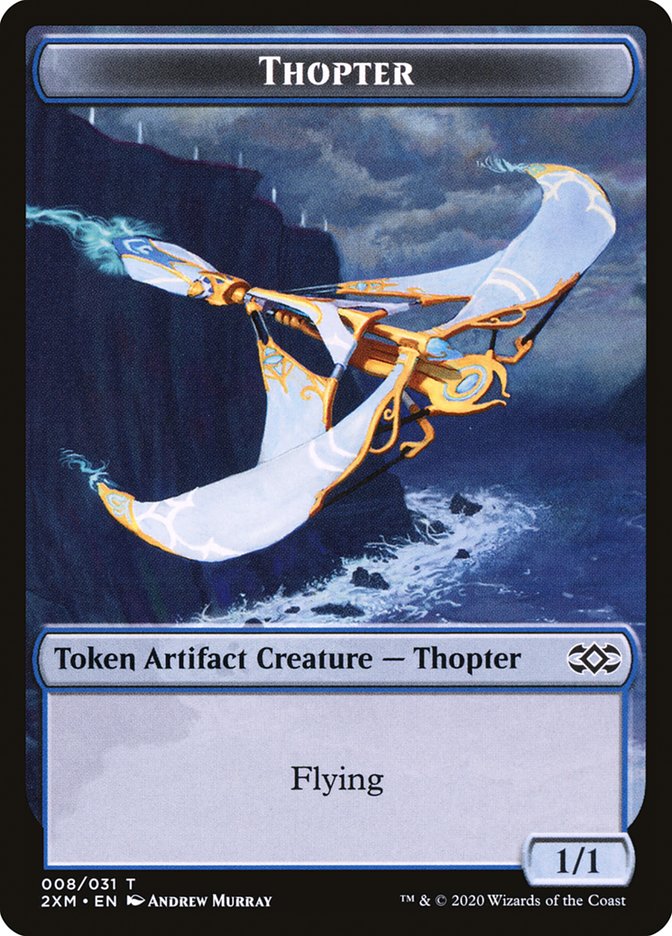 Squirrel // Thopter (008) Double-Sided Token [Double Masters Tokens] | Silver Goblin