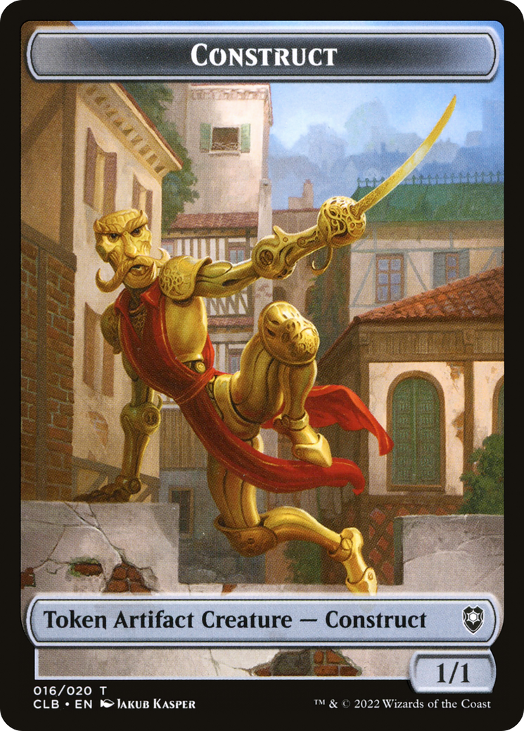 Construct Token [Commander Legends: Battle for Baldur's Gate Tokens] | Silver Goblin