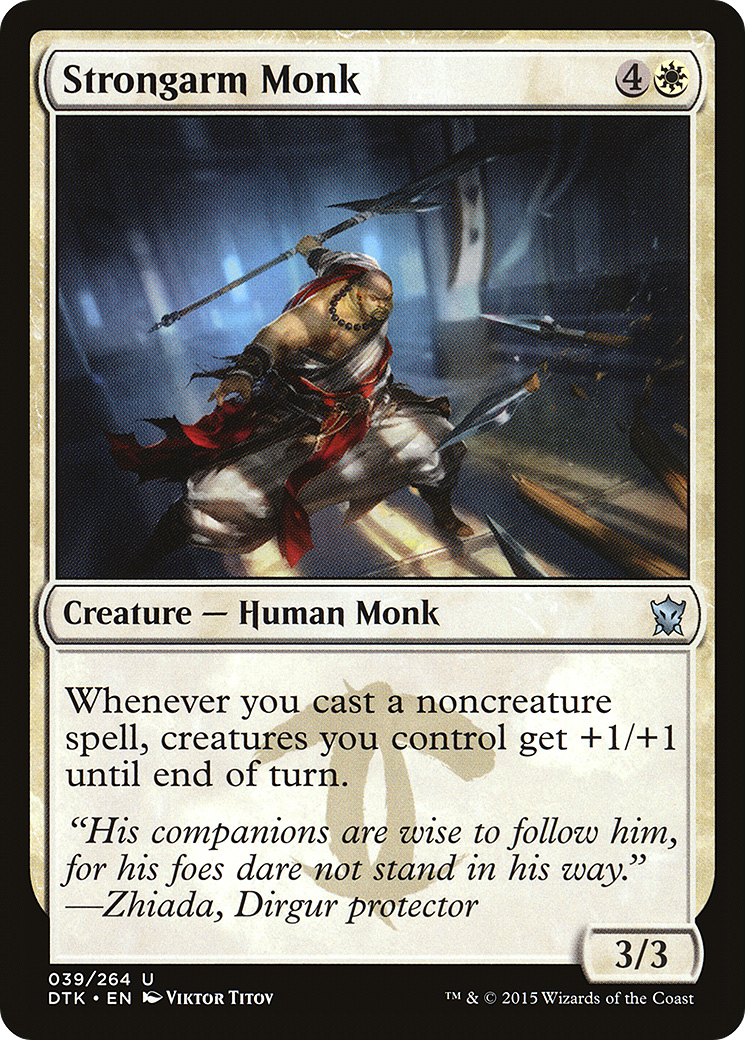Strongarm Monk (039) - Dragons of Tarkir