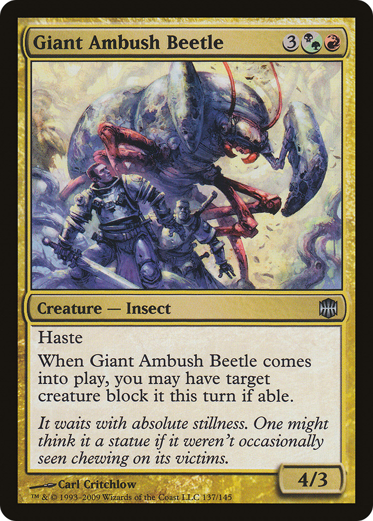 Giant Ambush Beetle (137) - Alara Reborn