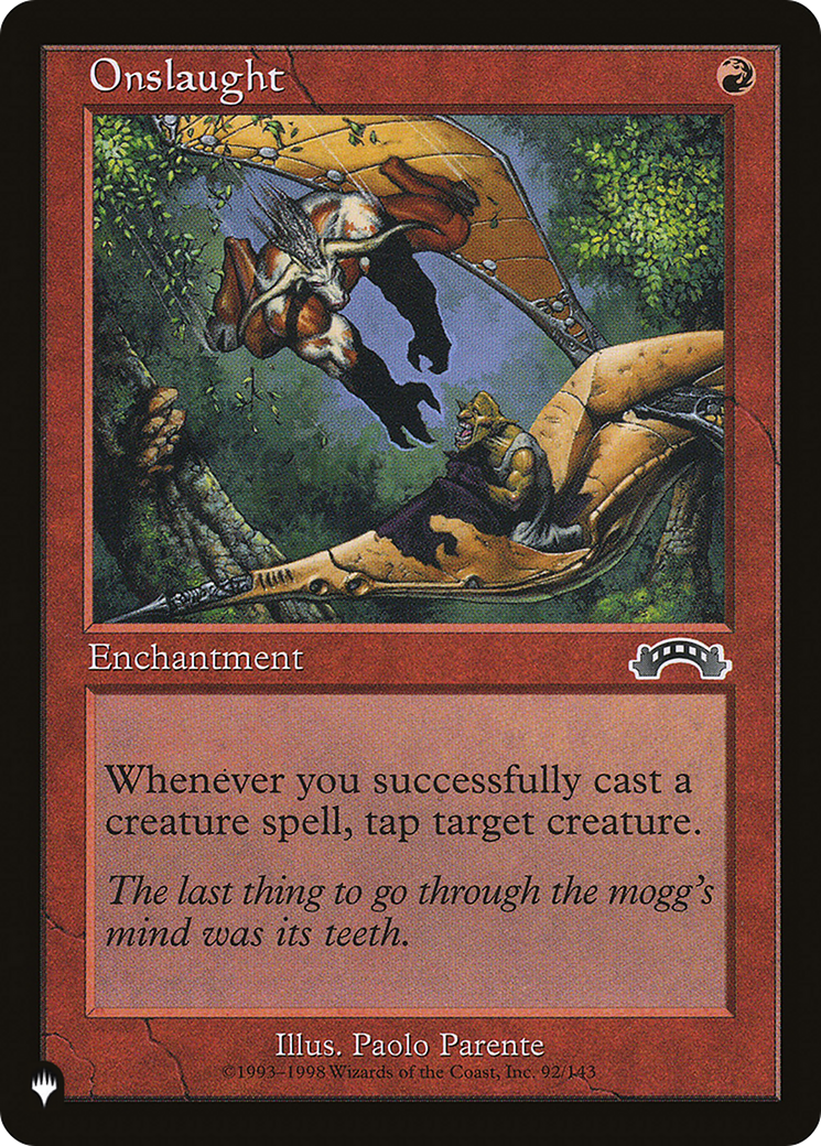 Onslaught (Retro) (EXO-92) - The List