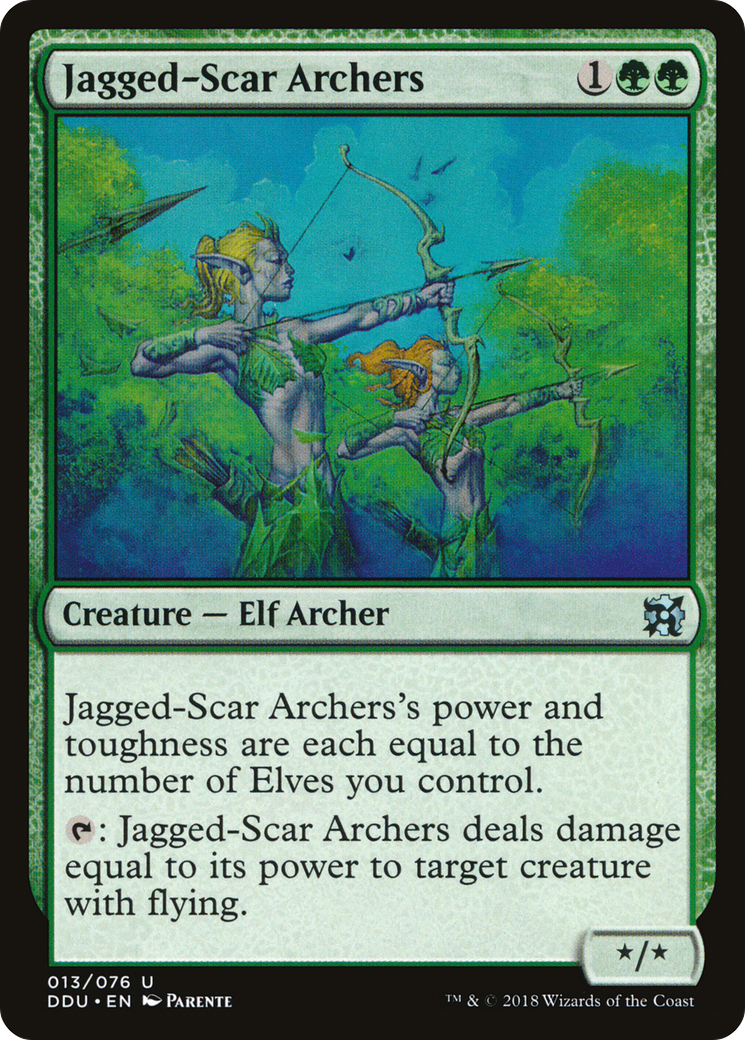 Jagged-Scar Archers (013) - Duel Decks: Elves vs. Inventors
