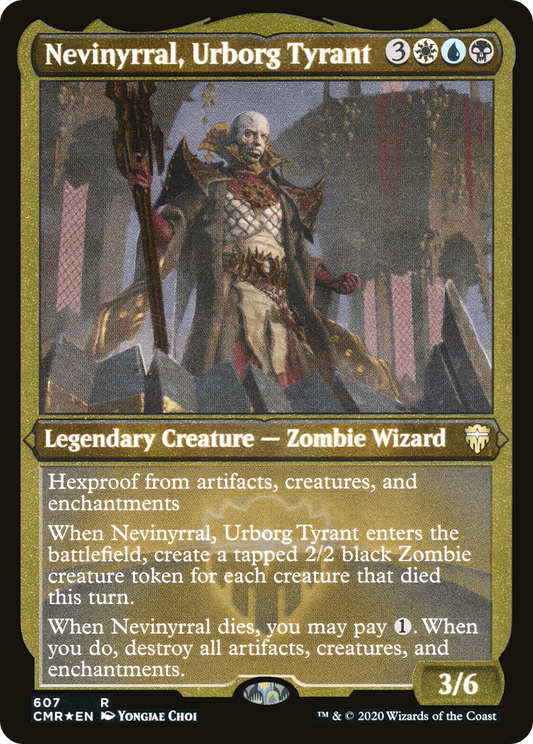 Nevinyrral, Urborg Tyrant (Etched) [Commander Legends]