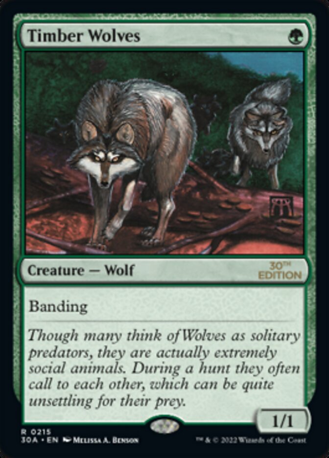Timber Wolves (215) - 30th Anniversary Edition
